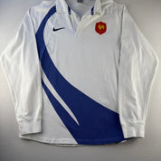 Nike 2007 France Rugby Long Sleeve Rugby Polo XL