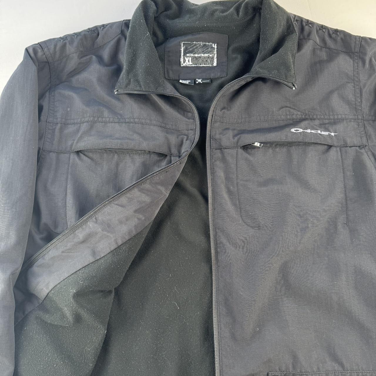 Rare 2000s Oakley Spellout Chore Jacket with Back Centre Logo XL