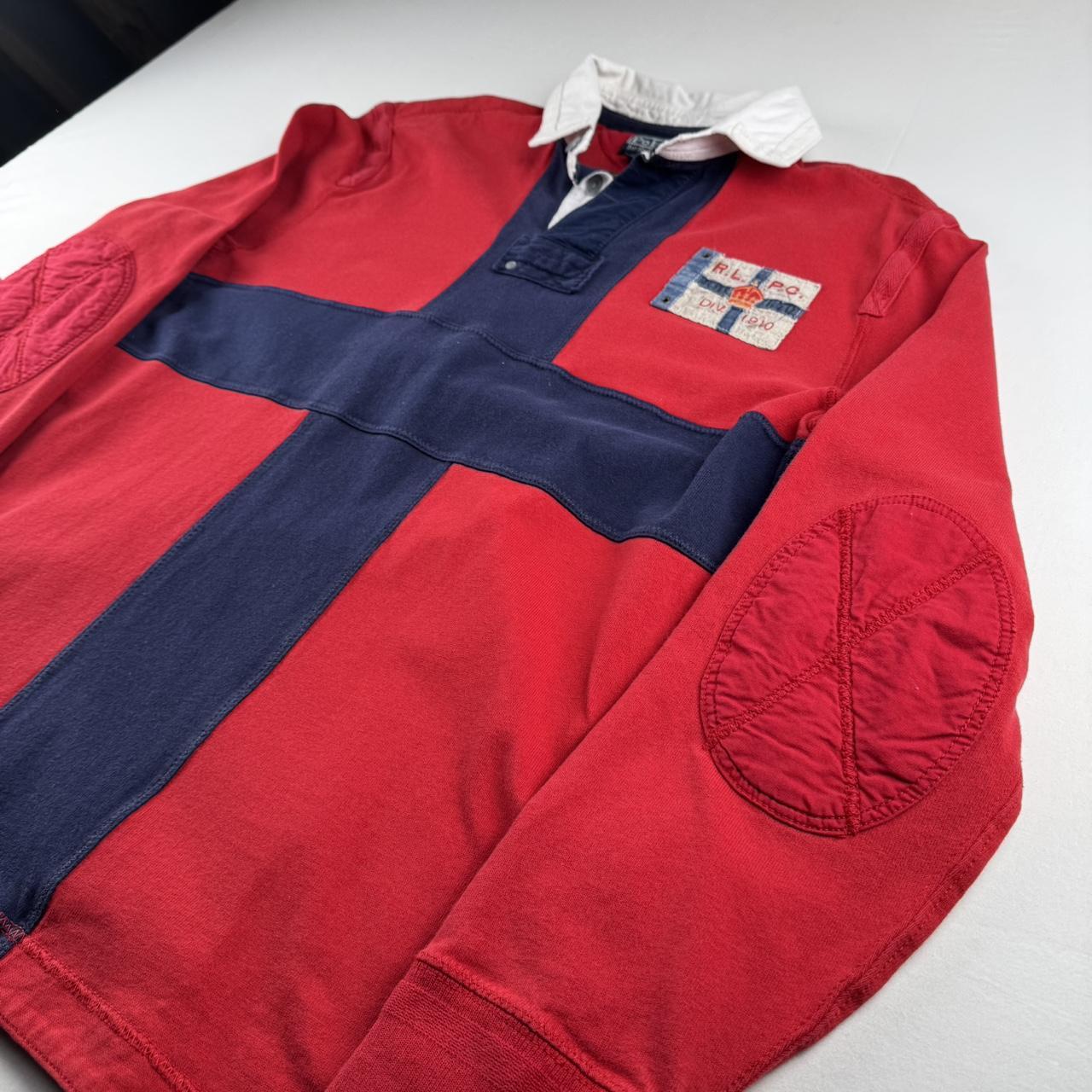 Polo Ralph Lauren Embroidered Vintage Rugby Polo Shirt L
