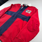 Polo Ralph Lauren Embroidered Vintage Rugby Polo Shirt L