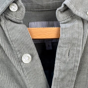 Sage Green Carhartt WIP Long Sleeve Madison Corduroy Button Down Shirt S