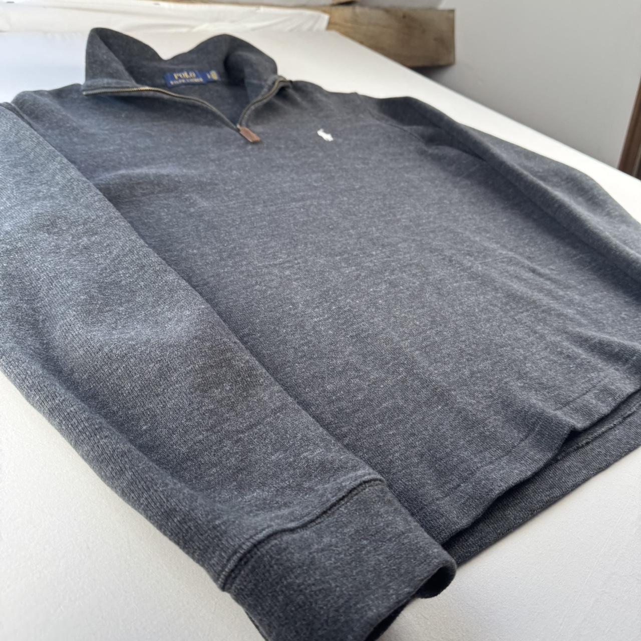 Polo Ralph Lauren Charcoal Grey Quarter Zip Fleece L