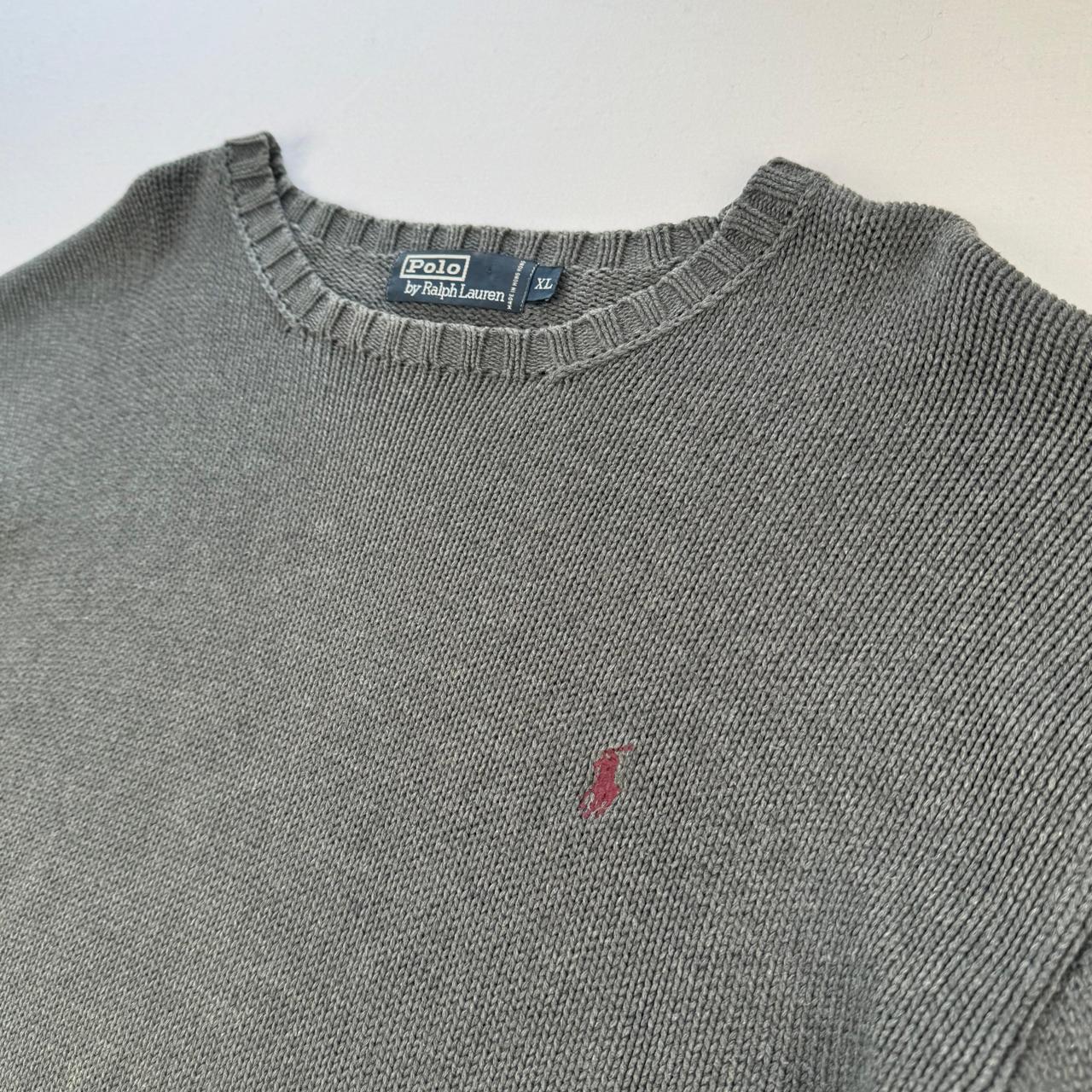 Polo By Ralph Lauren Crewneck Knit Sweater in Grey Size XL