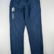 Canterbury Tracksuit Bottoms White and Navy Size Small