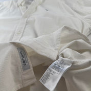 White Carhartt WIP Long Sleeve Madison Corduroy Button Down Shirt XXL