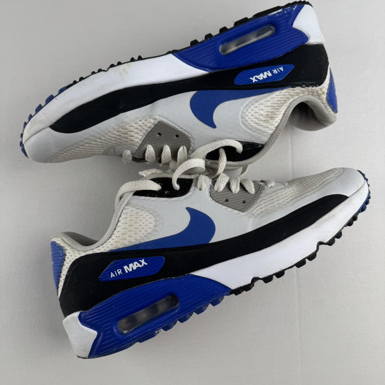 Nike Air Max 90s White and Blue Uk6