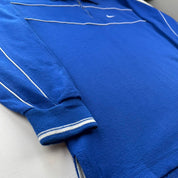 1990s Made in USA Embroidered Swoosh Quarter Zip L