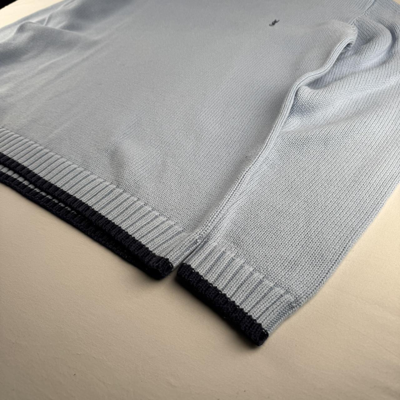 Yves Saint Laurent YSL Embroidered Ribbed Heavyweight Knitted Jumper L