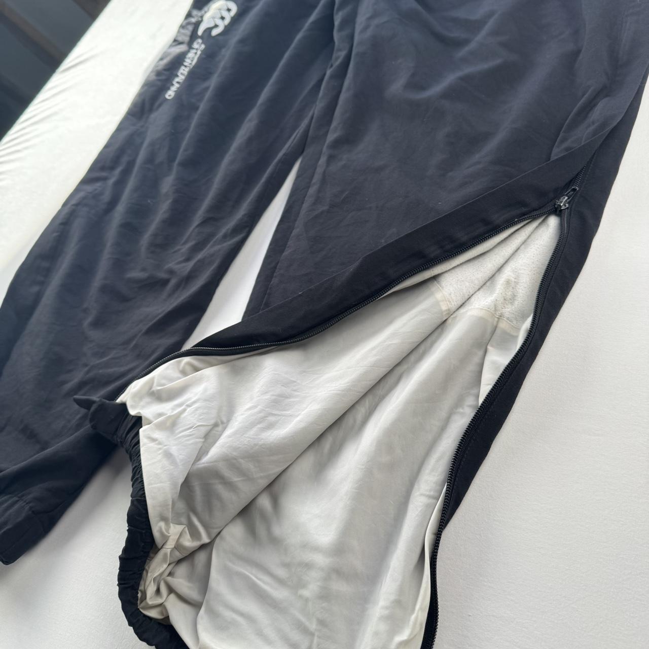 Canterbury Black and White Cuffed Joggers XL