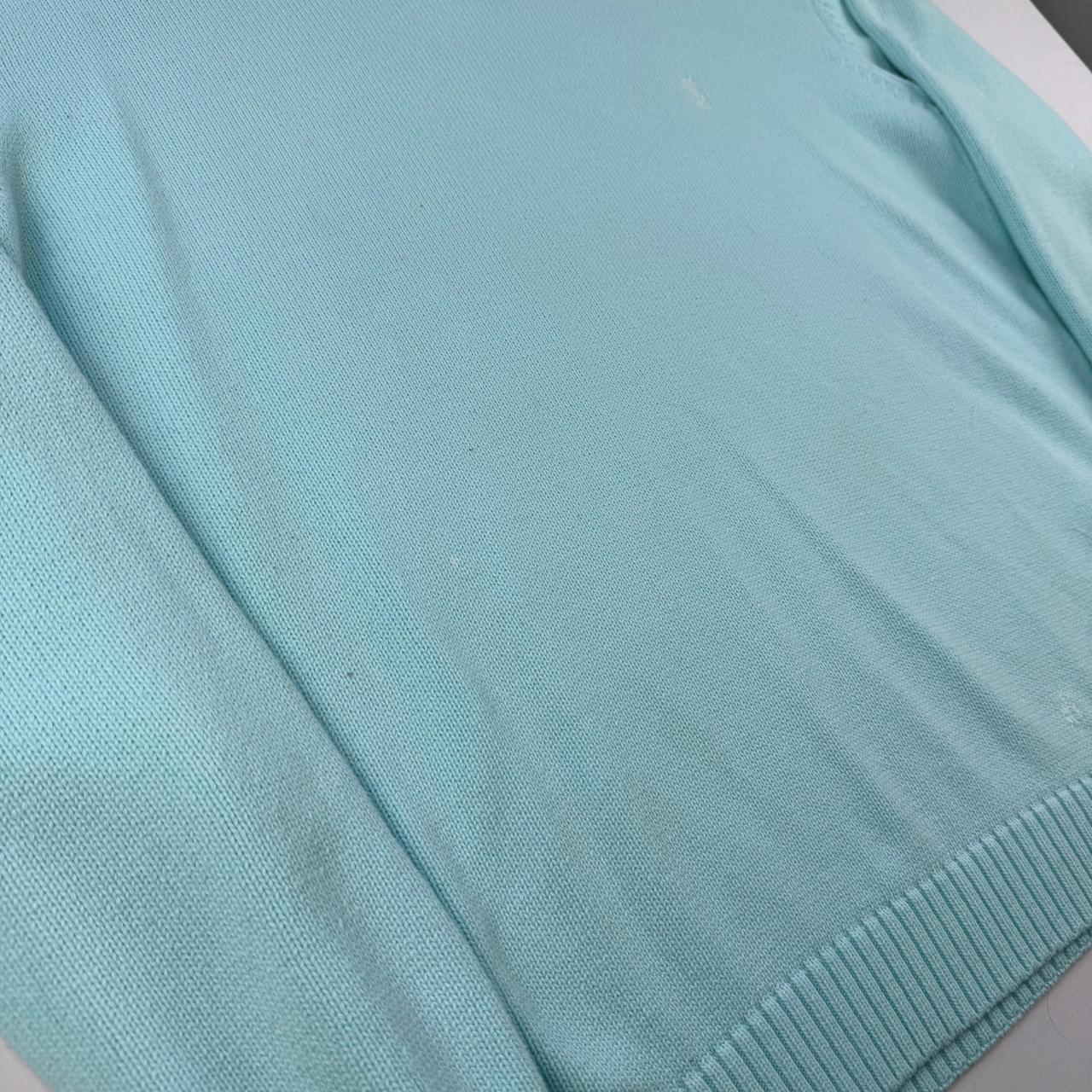 Yves Saint Laurent Crewneck Knit Sweater in Blue Size XL