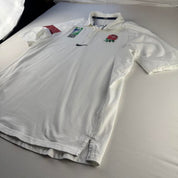 Nike England Rugby World Cup 2007 Players FIt Rugby Polo Shirt XXL