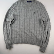 Polo Ralph Lauren Embroidered Logo Cable Knitted Jumper M