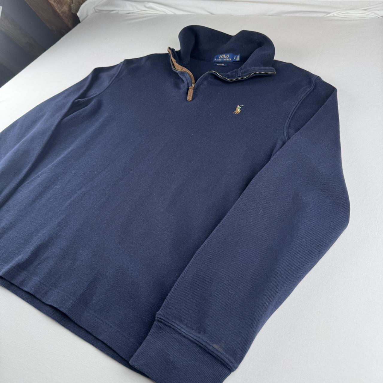 Polo Ralph Lauren Embroidered Pony Quarter Zip Jumper S