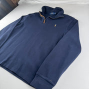 Polo Ralph Lauren Embroidered Pony Quarter Zip Jumper S