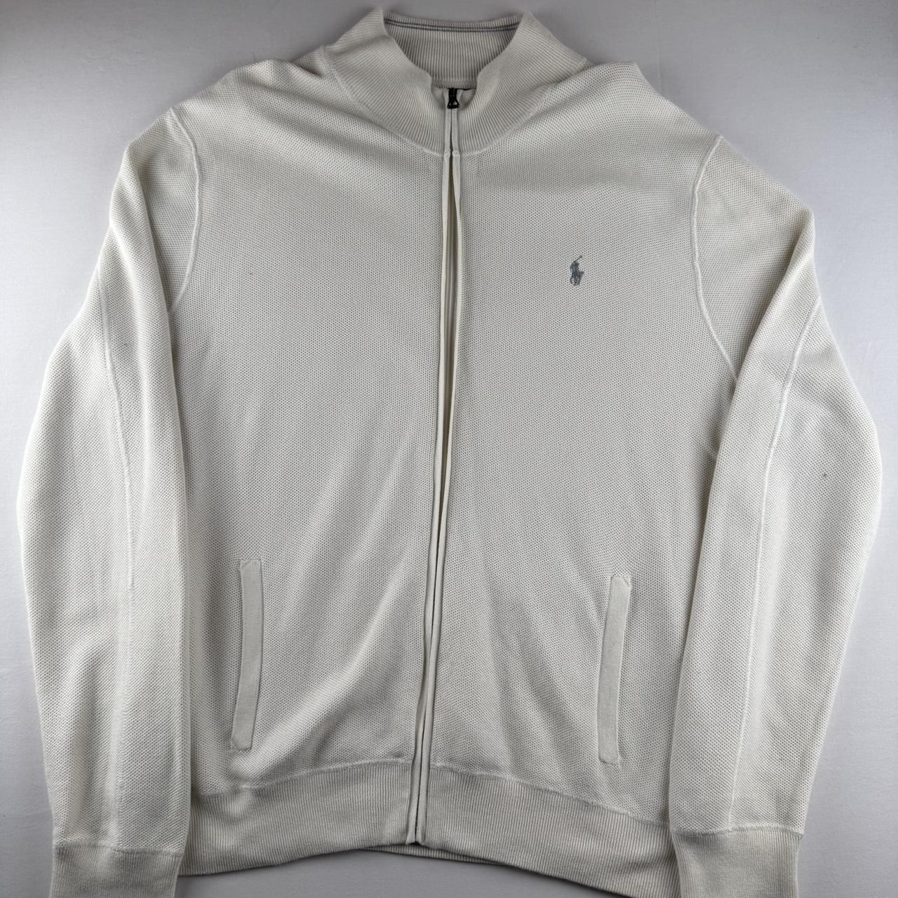 Polo Ralph Lauren Embroidered Pony Pima Cotton Full Zip Jumper XXL