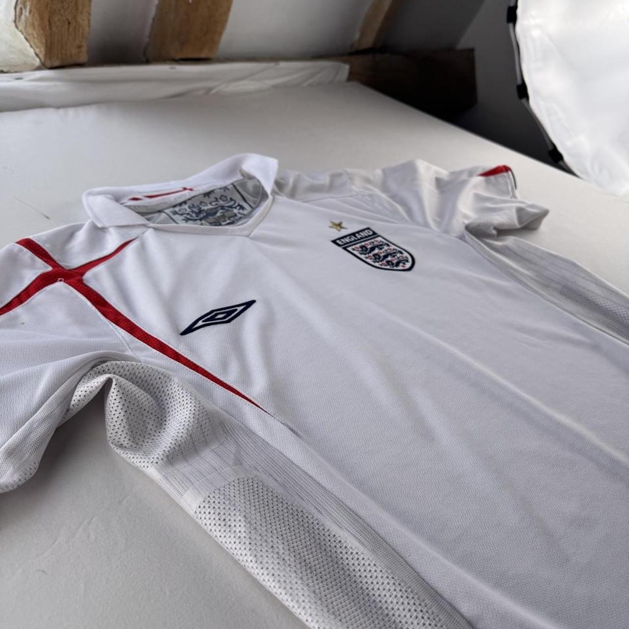 2004-06 Umbro England Home Playing Shirt S