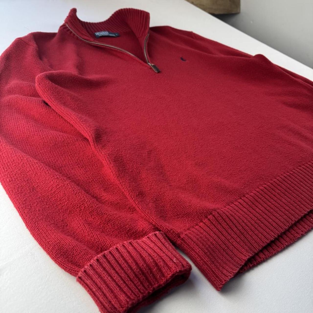 Polo Ralph Lauren Embroidered Pony Knitted Quarter Zip L