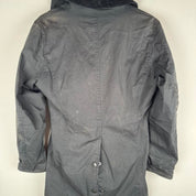 Barbour cream lightweight jacket with logo detail and slim fit design.