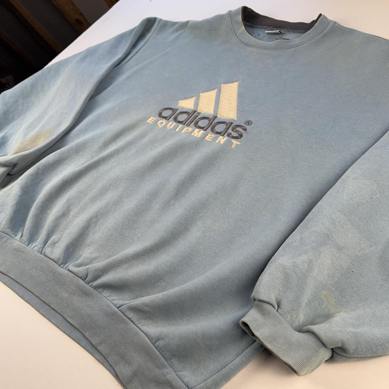 Adidas Crewneck Sweatshirt in Blue Size