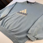 Adidas Crewneck Sweatshirt in Blue Size
