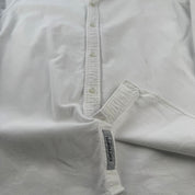 Carhartt WIP White and Green Corduroy Button Down Shirt L