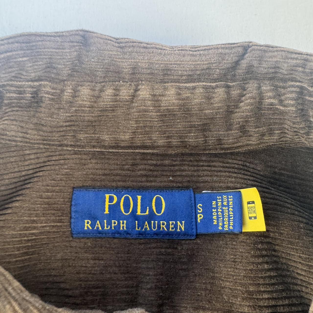 Polo Ralph Lauren Brown Full Zip Corduroy Shacket S