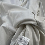 Carhartt WIP White and Green Corduroy Button Down Shirt L