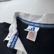Immaculate 1998 Bath Adidas Rugby Polo Shirt L