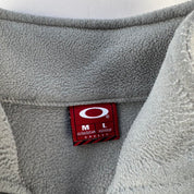 Rare 2000s Oakley Red Tag Full Zip Fleece M