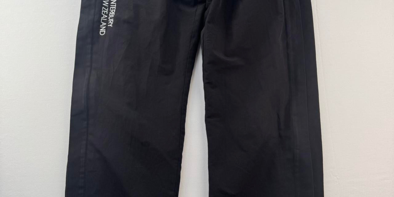Canterbury Joggers Black and White Aged 14