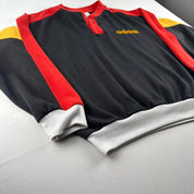 1990s Adidas Embroidered Spellout Oversized Jumper S
