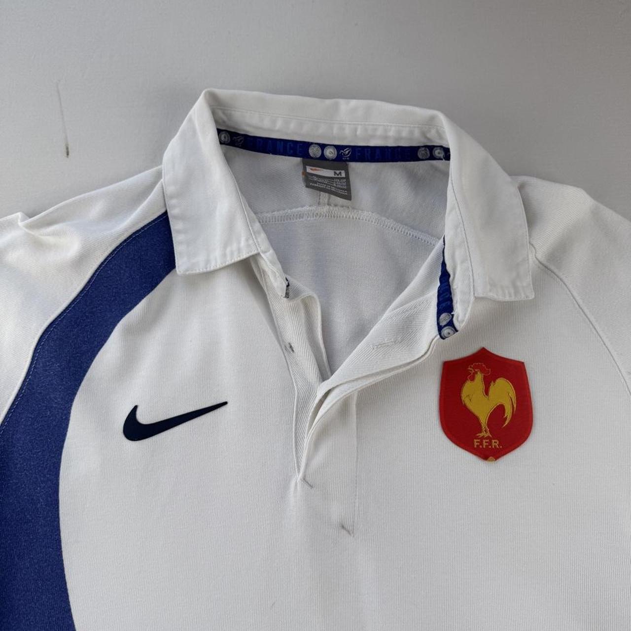 2007 Nike France Rugby Polo Shirt M