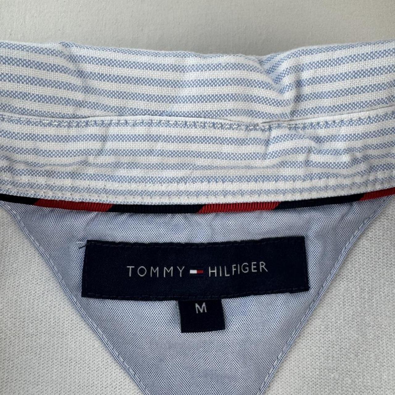Thick Tommy Hilfiger Embroidered Logo Rugby Polo Shirt M