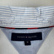 Thick Tommy Hilfiger Embroidered Logo Rugby Polo Shirt M