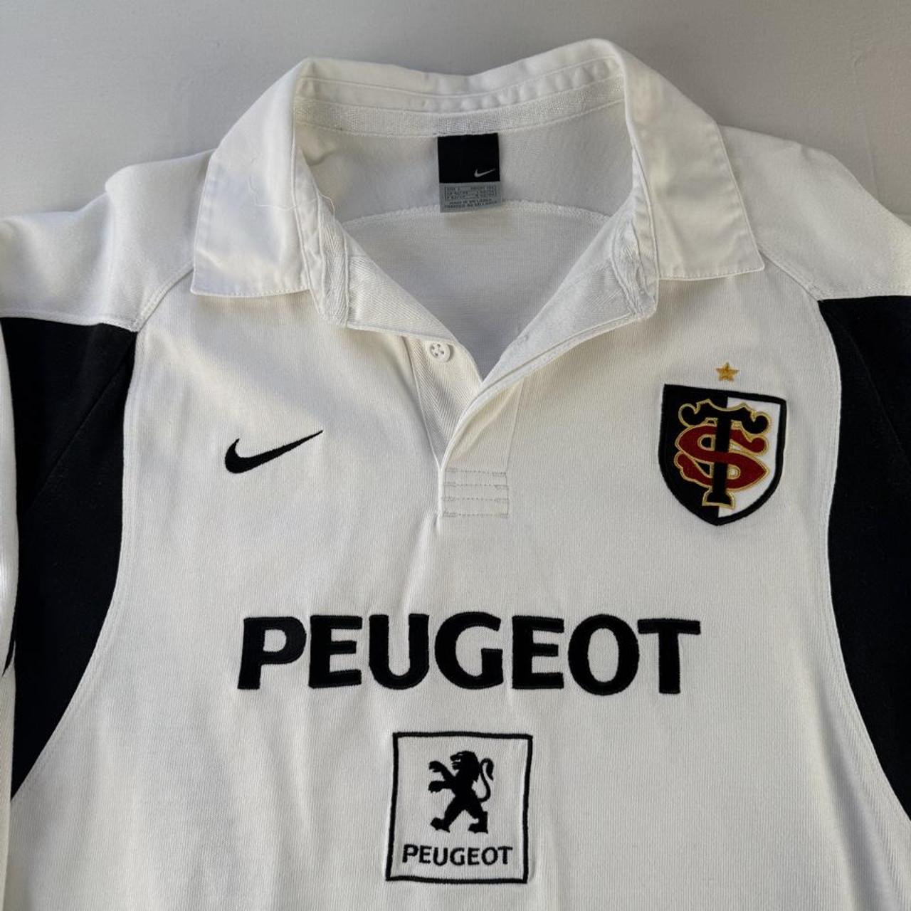 2009 Nike Stade Toulousain Long Sleeve Rugby Polo L
