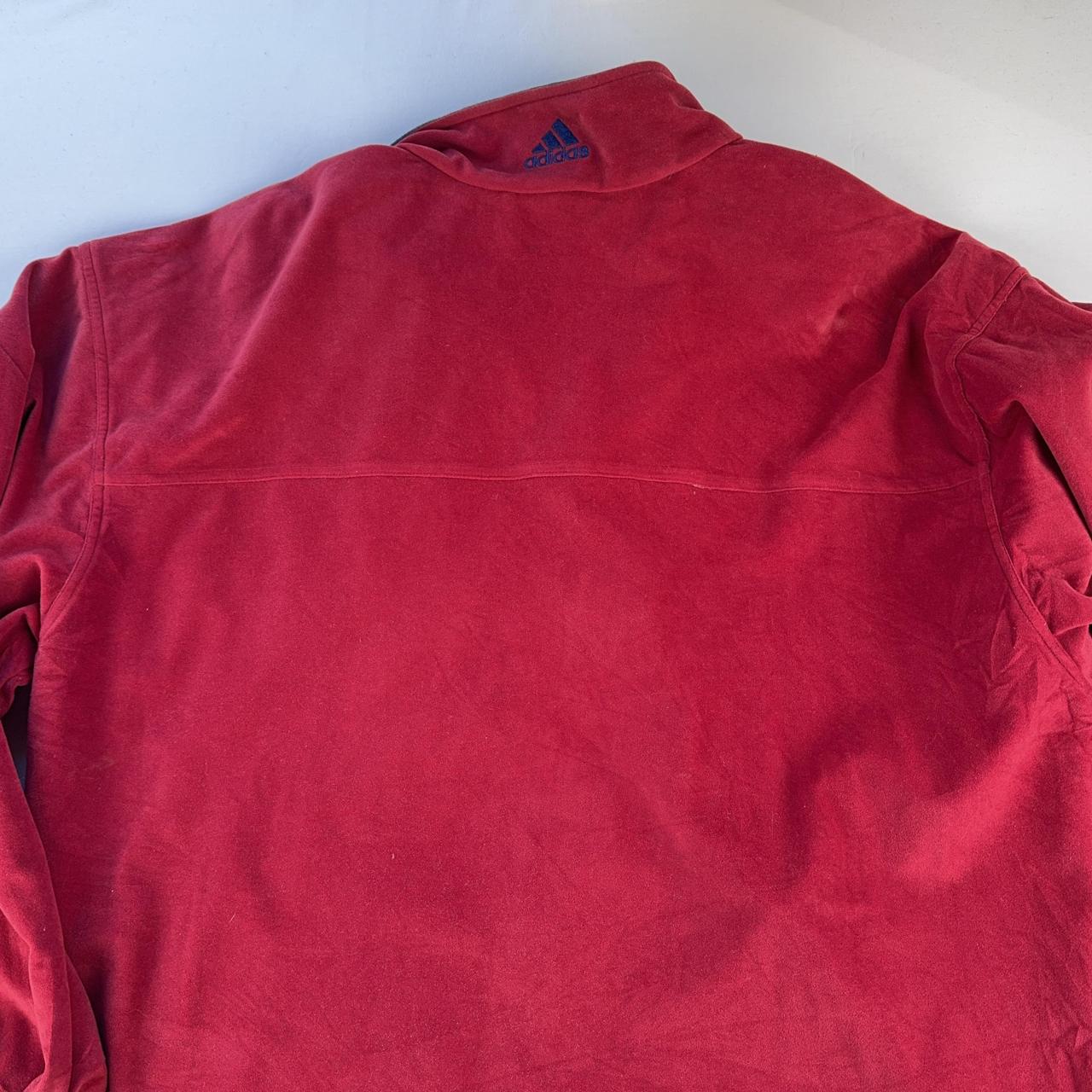 Adidas Track Jacket in Red Size