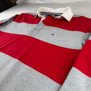 Tommy Hilfiger Striped Rugby Polo Shirt M