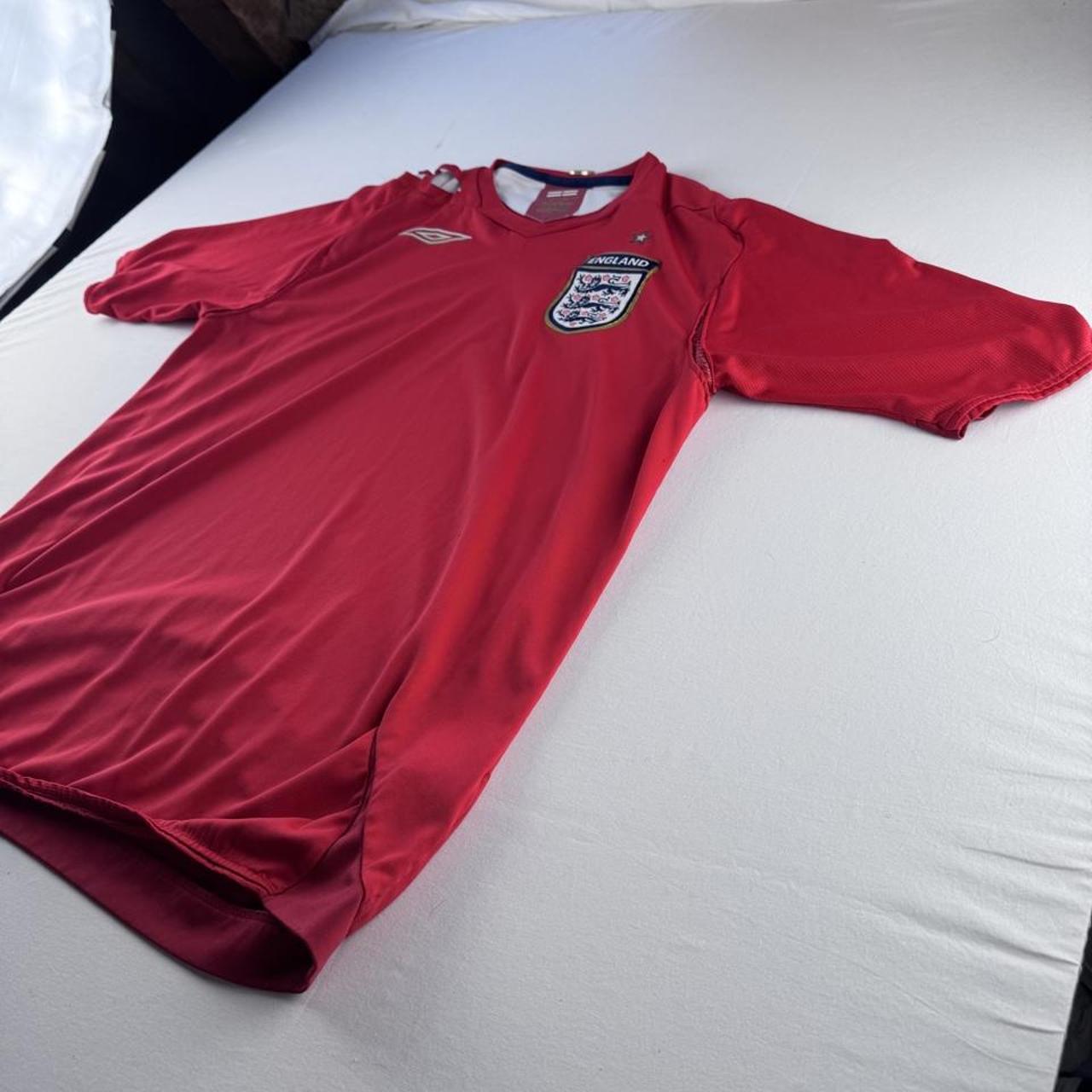 England Umbro 2007-09 Away Playing Jersey M