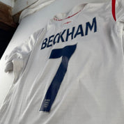 2005-07 Umbro England Home David Beckham 7 Jersey S