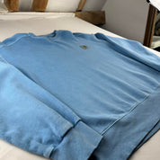 Blue Carhartt WIP Pocket Logo Nelson Sweatshirt L
