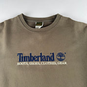 Early 2000s Timberland Embroidered Spellout Oversized Crewneck Jumper S