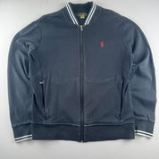 Polo Ralph Lauren Black Cotton Track Jacket M