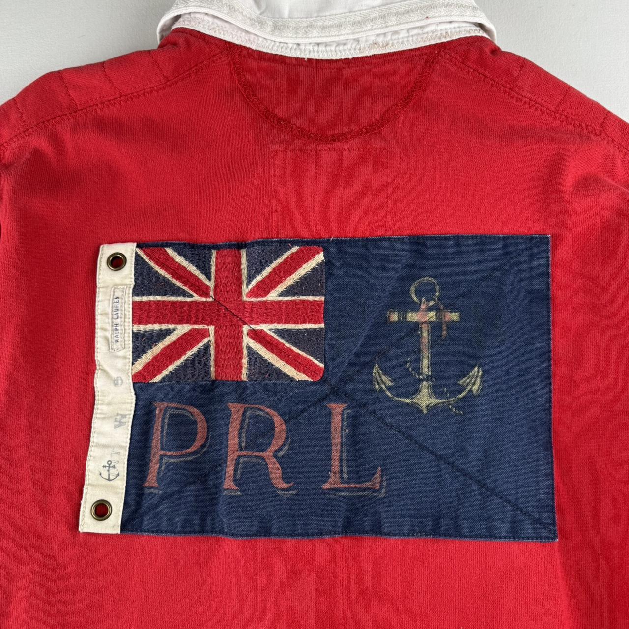 Polo Ralph Lauren Embroidered Vintage Rugby Polo Shirt L