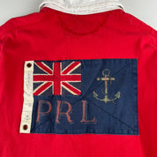 Polo Ralph Lauren Embroidered Vintage Rugby Polo Shirt L