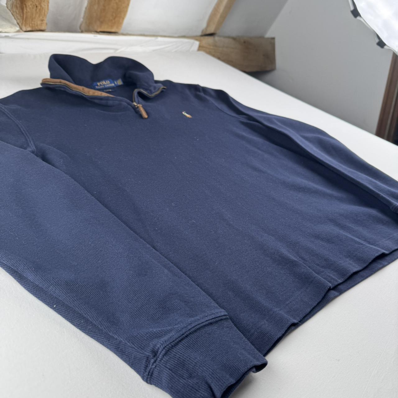 Polo Ralph Lauren Embroidered Pony Quarter Zip Jumper S