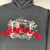 Quiksilver Embroidered Spellout Surf y2k Hoodie S