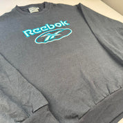 2000s Reebok Embroidered Spellout Crewneck Sweatshirt L