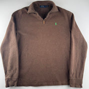 Polo Ralph Lauren Embroidered Pony Quarter Zip Fleece S