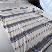 Early 2000s Umbro Casual Striped England Football T-Shirt XXL