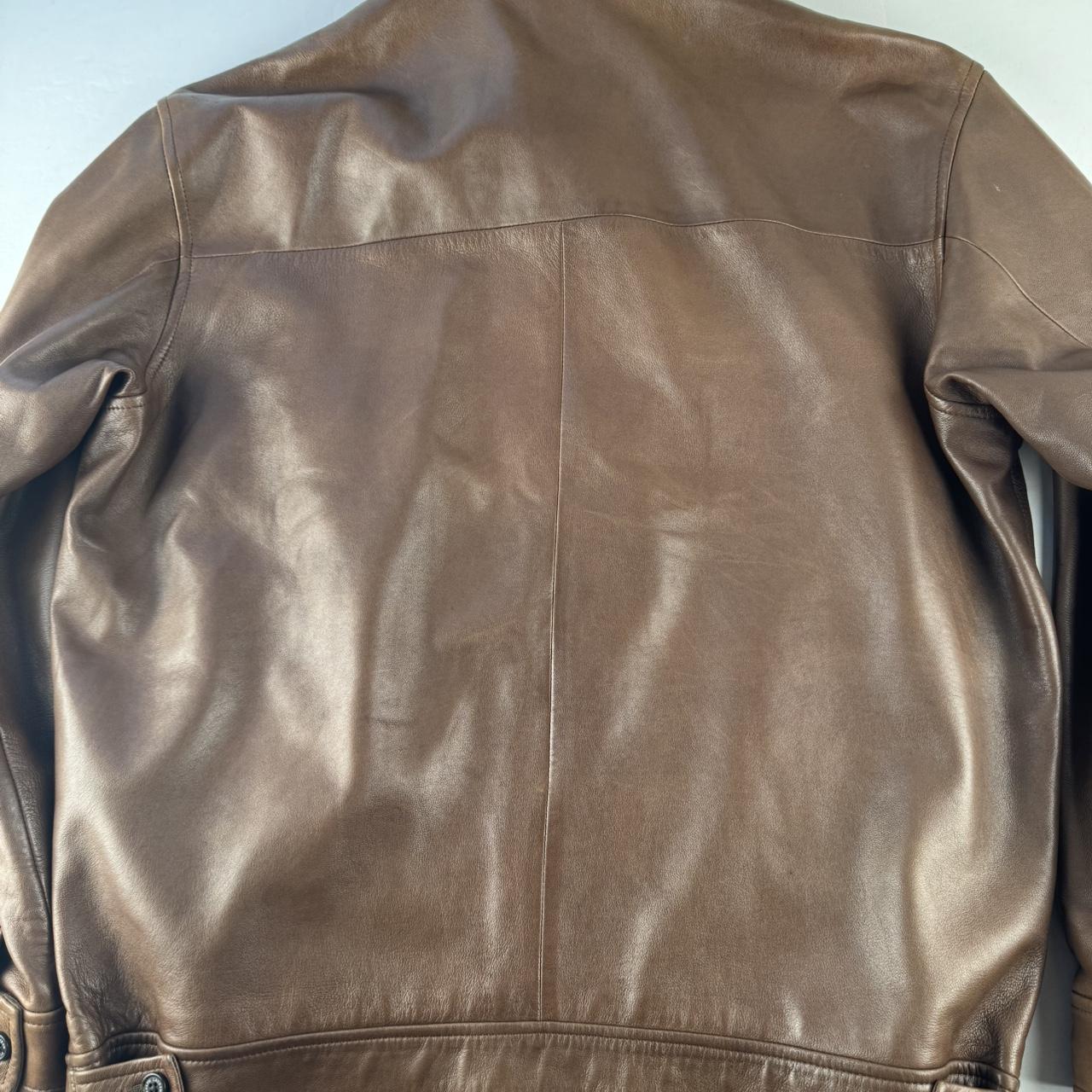 Polo Ralph Lauren Brown Leather Jacket M